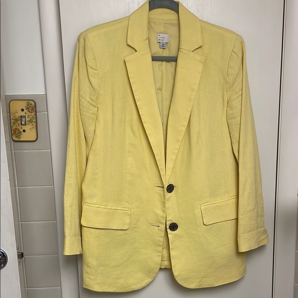 a new day Yellow Blazer
